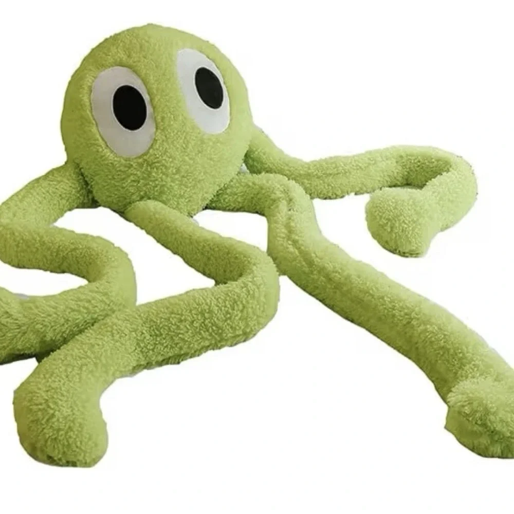 Long Legs Octopus,‎ Large Stuffed Animal 39 inches, High Green Plush Toys